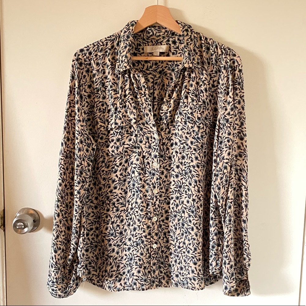 Vintage Loft blouse sz L